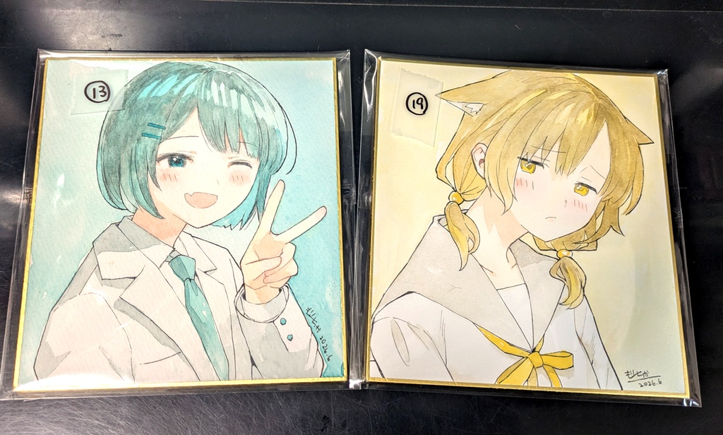 ミニ色紙