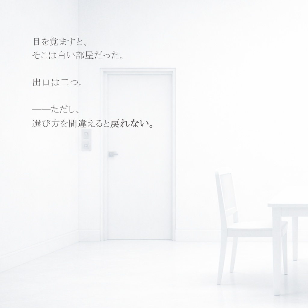 TRPGシナリオ 「最後の選択 — 観測記録 CASE-01 —」