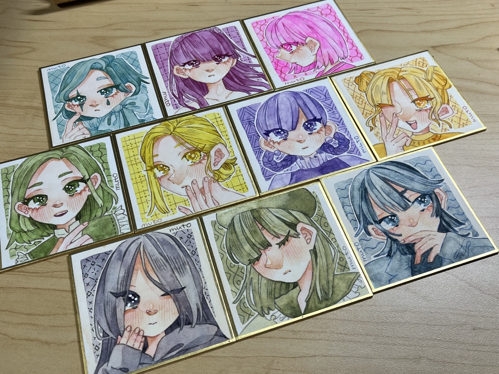 【ミニ色紙】ダニエルスミス シリーズ