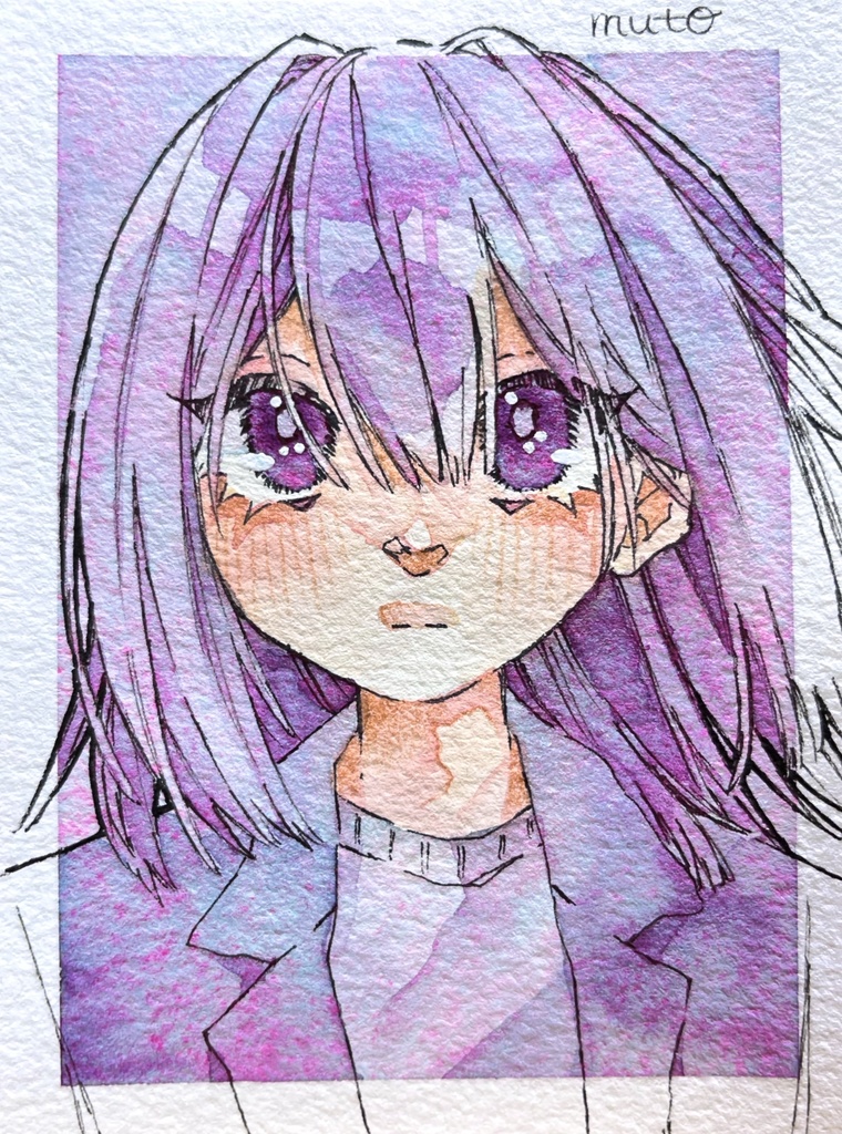 【原画】顔彩耽美 分離色シリーズ