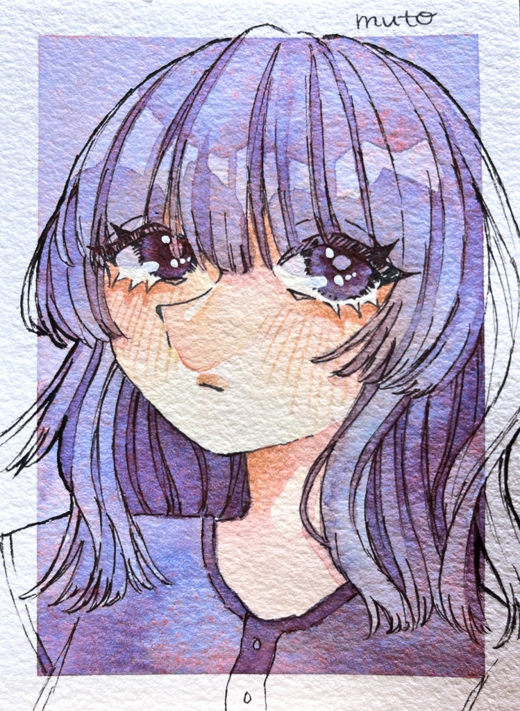 【原画】顔彩耽美 分離色シリーズ