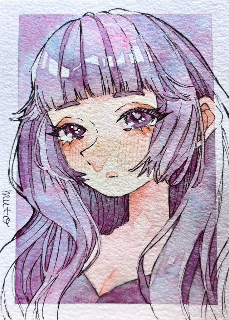 【原画】顔彩耽美 分離色シリーズ