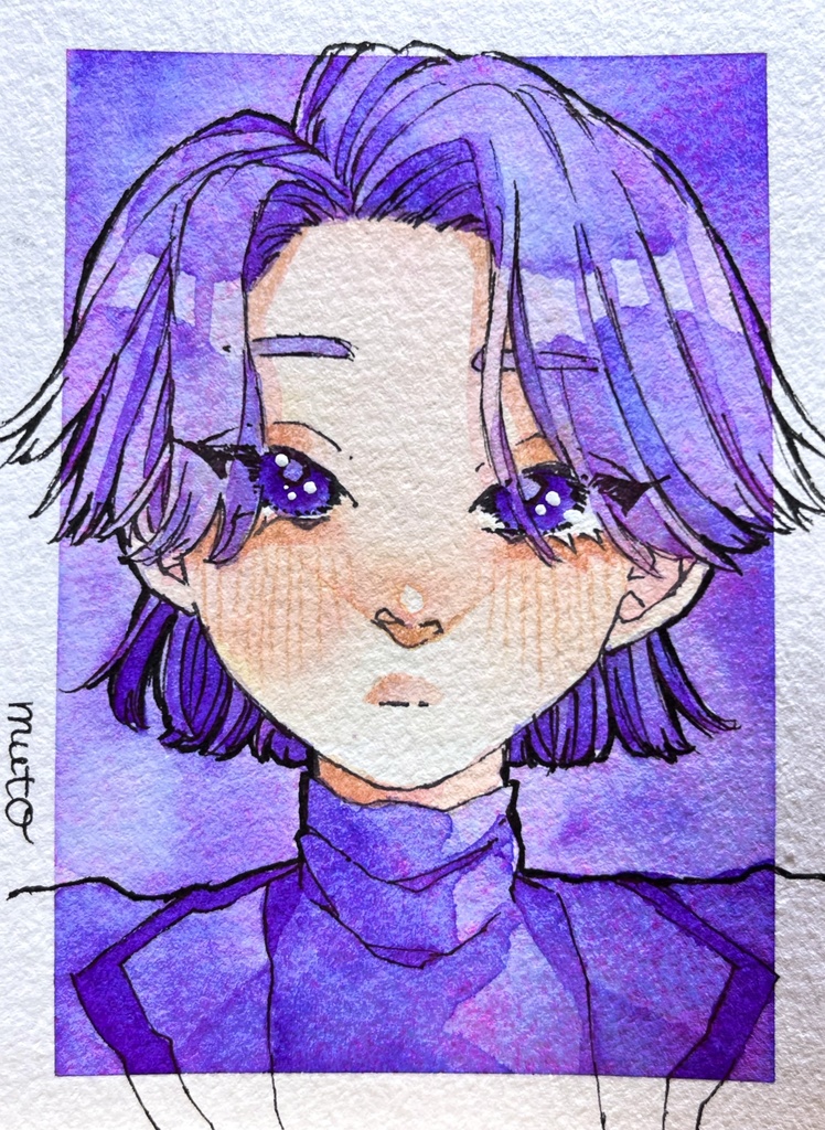 【原画】顔彩耽美 分離色シリーズ