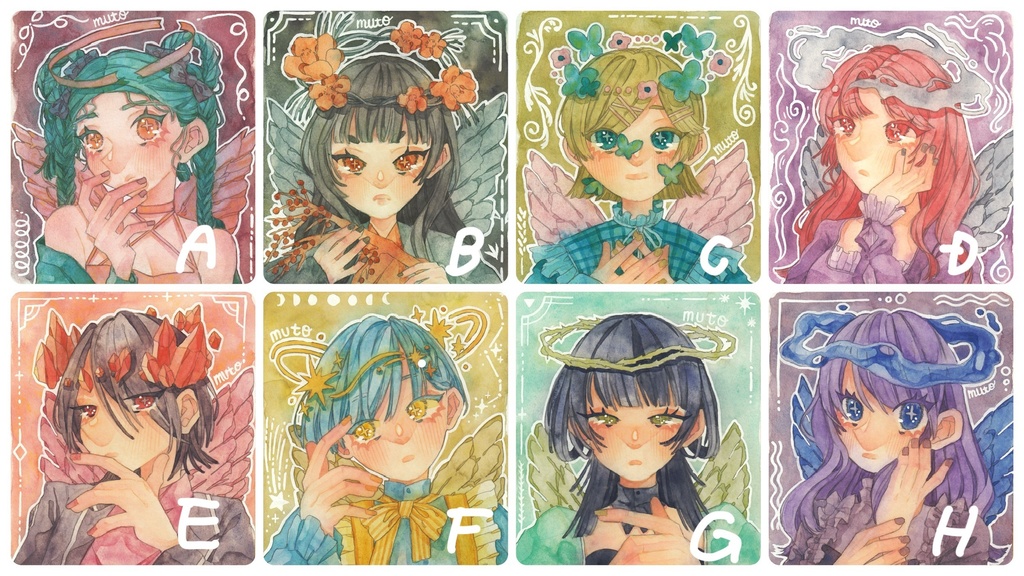 【1/4色紙】HWC分離色シリーズ