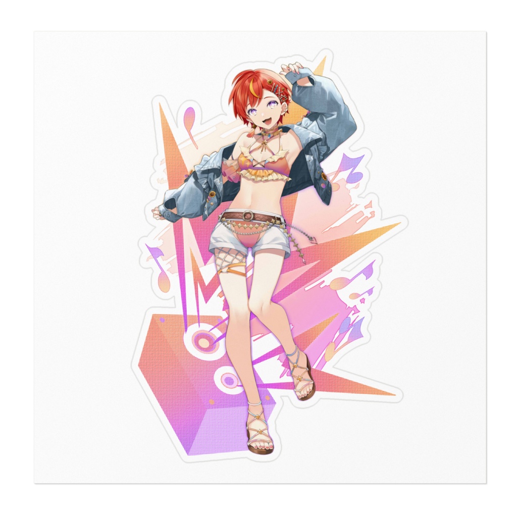 ステッカーホワイトVer.(キービジュアル)