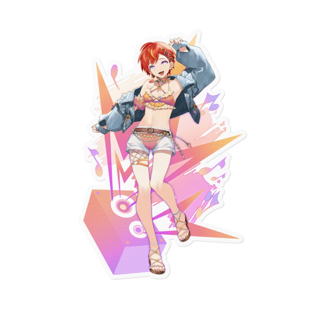 ステッカーホワイトVer.(キービジュアル)