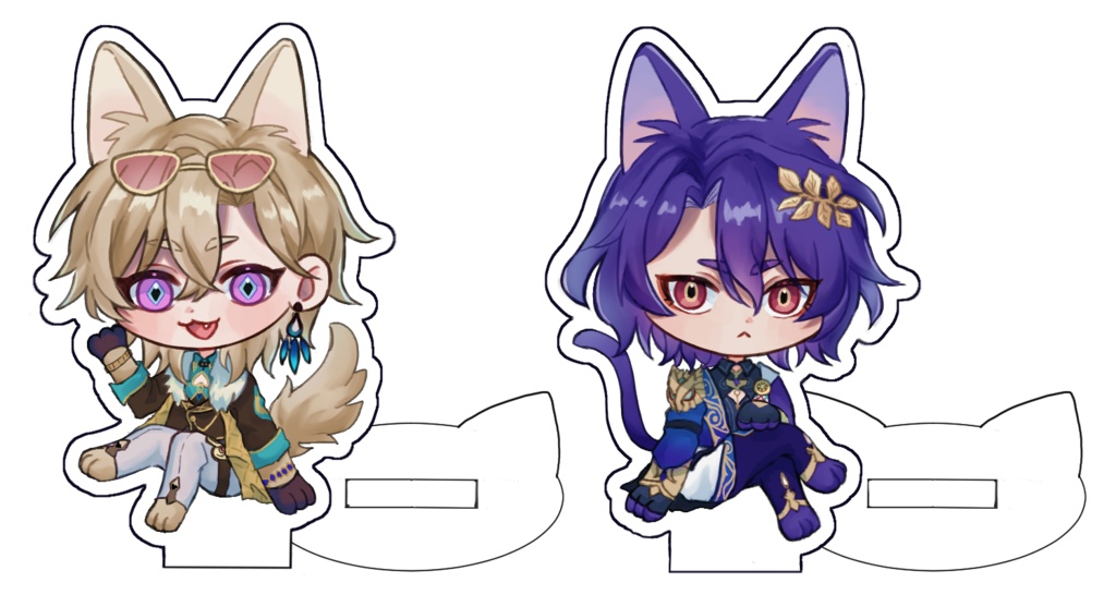 けもみみアクリルスタンド レイチュリ