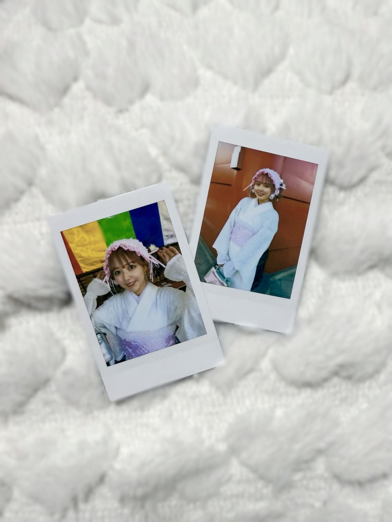 【期間限定】直筆コメ入り年賀状&着物チェキ2枚セット