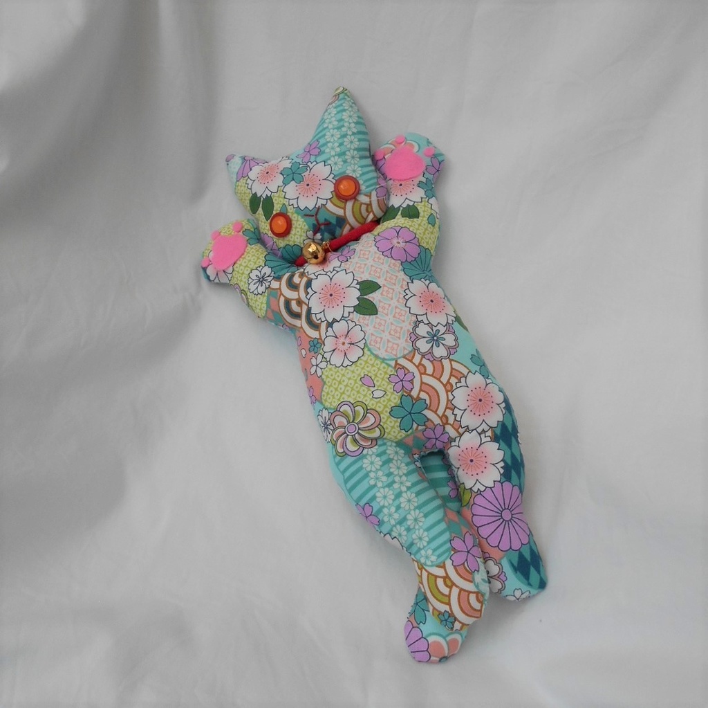 【お迎えがありました!】抱っこしてねこちゃん たまちゃん(水色)