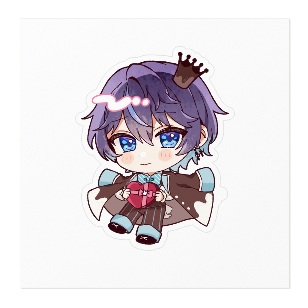 【FANBOX会員&期間限定】バレンタイン👑ステッカー