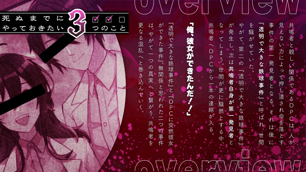 エモクロアTRPG『死ぬまでにやっておきたい3つのこと』