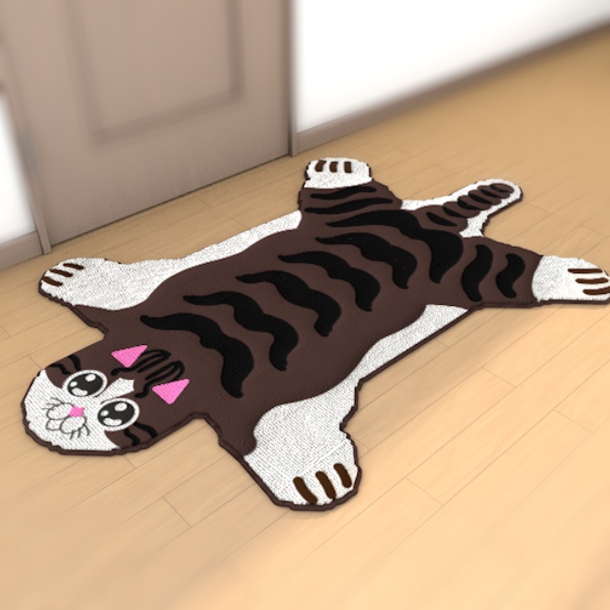 【VRChat想定】 猫ちゃんラグマット2