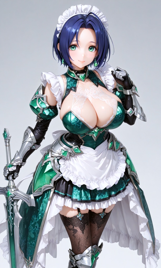 【翠緑の姫騎士のメイドな日常21】~翠緑メイド フィギュア~(300枚まとめ)