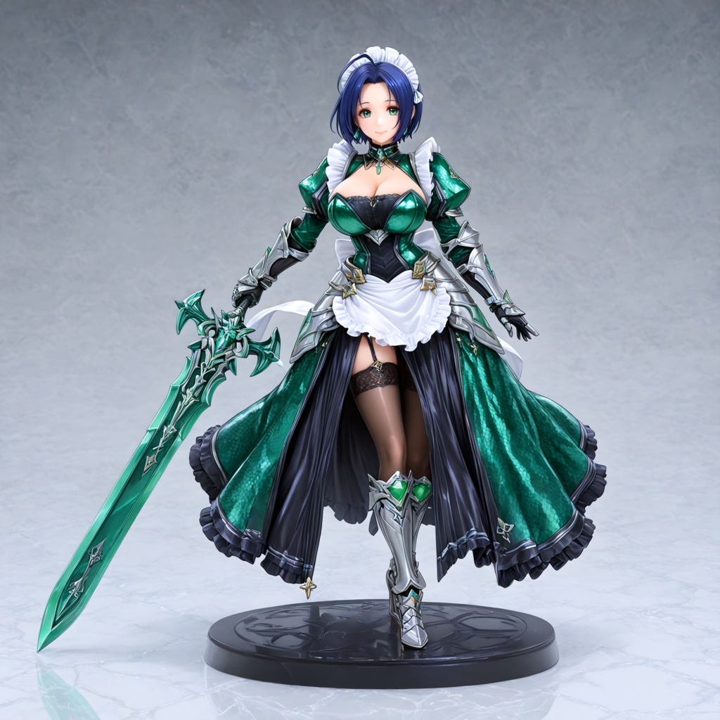 【翠緑の姫騎士のメイドな日常21】~翠緑メイド フィギュア~(300枚まとめ)