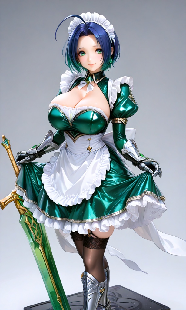 【翠緑の姫騎士のメイドな日常21】~翠緑メイド フィギュア~(300枚まとめ)