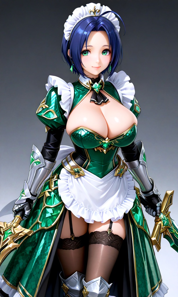 【翠緑の姫騎士のメイドな日常21】~翠緑メイド フィギュア~(300枚まとめ)