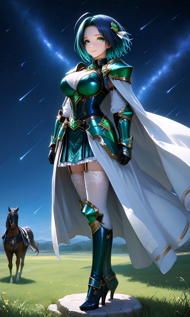 【翠緑の姫騎士のメイドな日常22】~ある日の依頼中~(300枚まとめ)