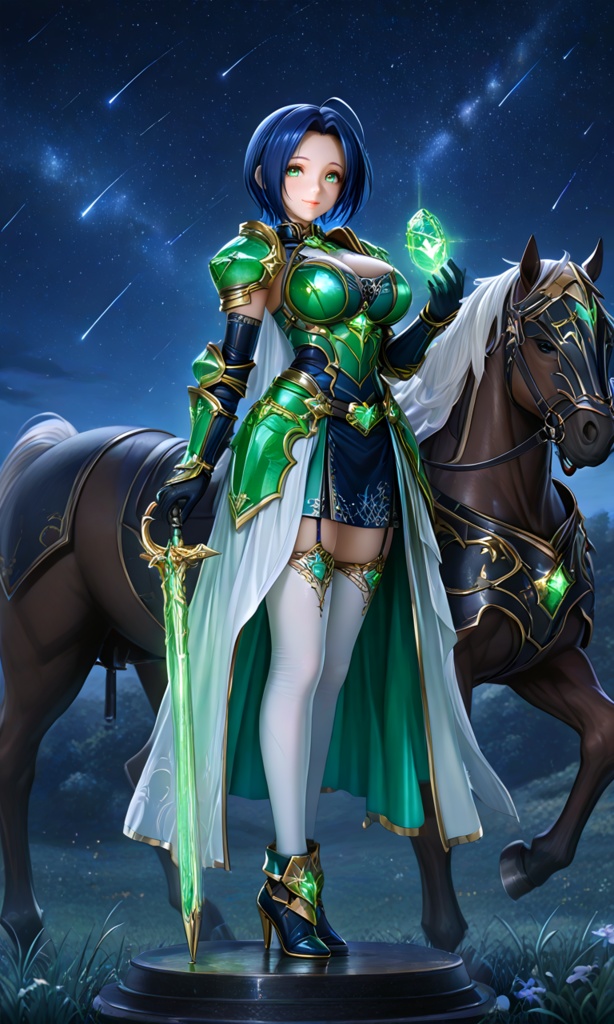 【翠緑の姫騎士のメイドな日常22】~ある日の依頼中~(300枚まとめ)