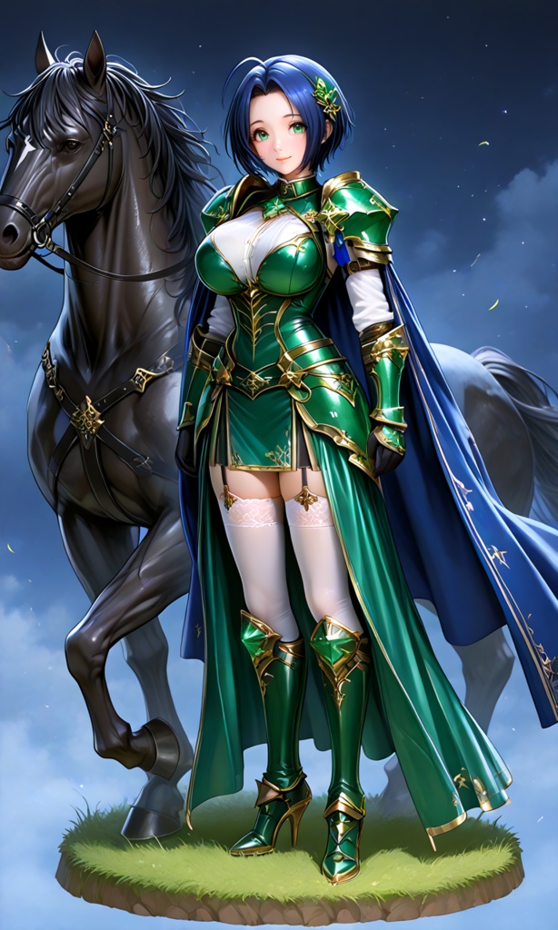 【翠緑の姫騎士のメイドな日常22】~ある日の依頼中~(300枚まとめ)