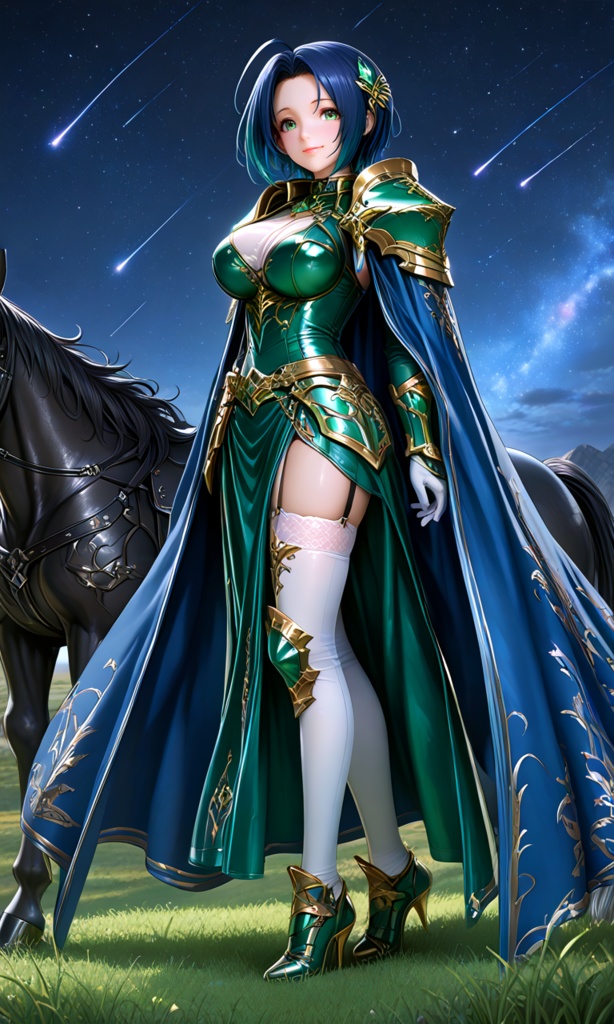 【翠緑の姫騎士のメイドな日常22】~ある日の依頼中~(300枚まとめ)