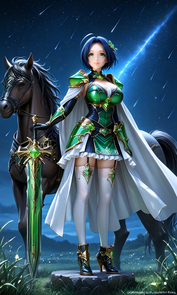 【翠緑の姫騎士のメイドな日常22】~ある日の依頼中~(300枚まとめ)