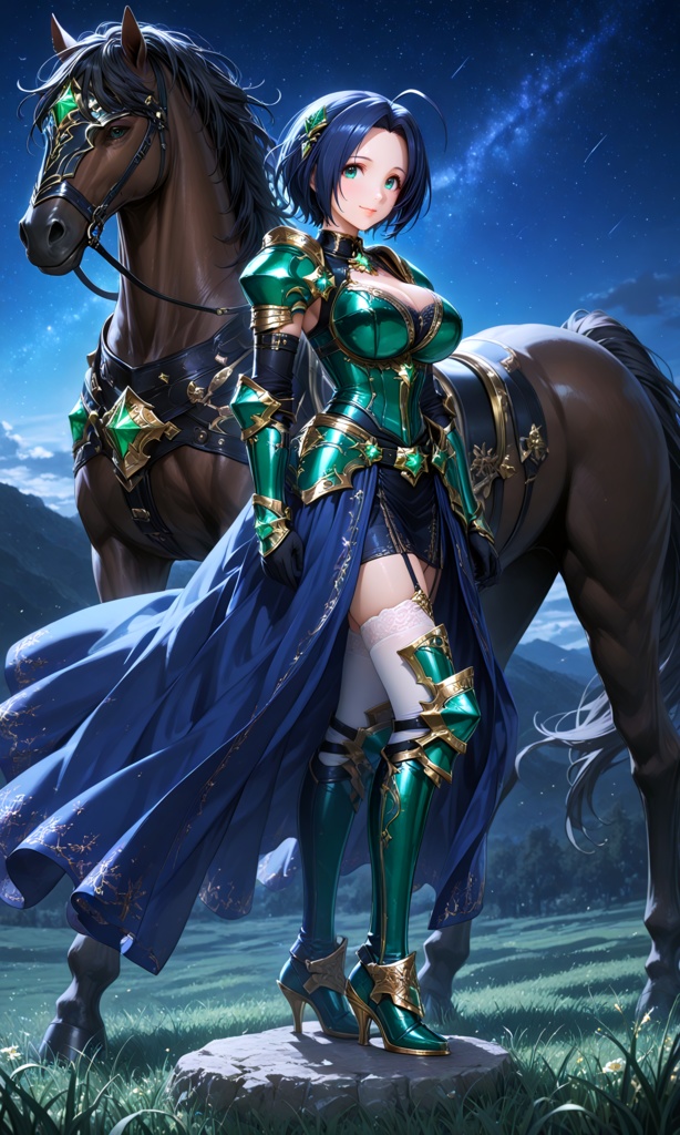 【翠緑の姫騎士のメイドな日常22】~ある日の依頼中~(300枚まとめ)