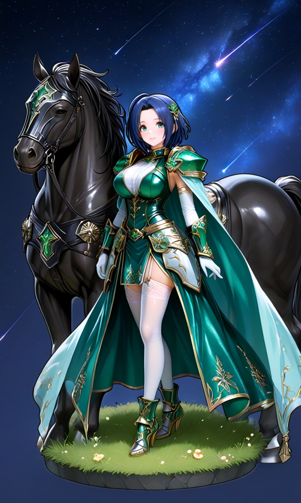 【翠緑の姫騎士のメイドな日常22】~ある日の依頼中~(300枚まとめ)