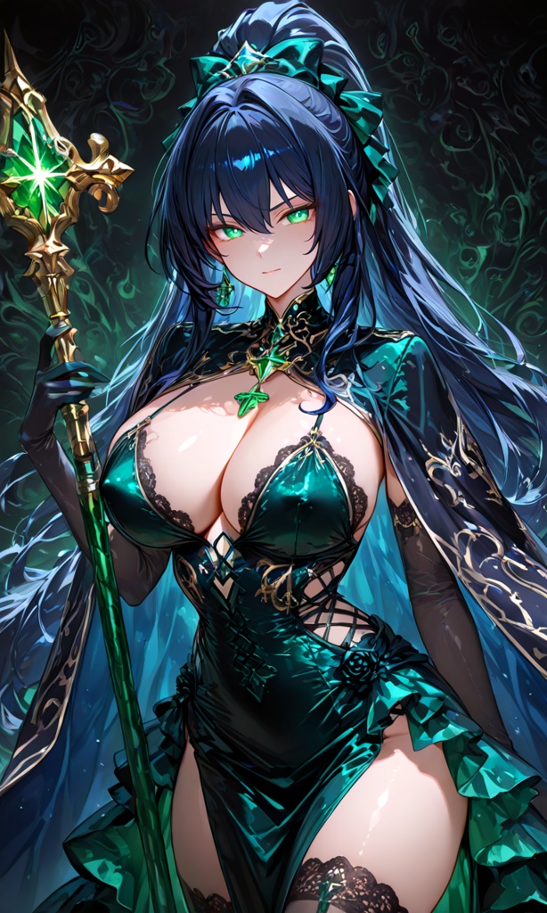 【翠緑の姫騎士ミューラ】王族護衛編10(300枚)