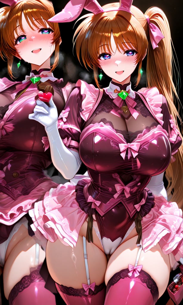 【バレンタイン2026・祭】03_高町なのは(300枚)