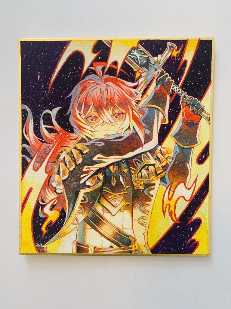 原画】ディルック・ラグヴィンド(原神)色紙イラスト - 0個 - BOOTH