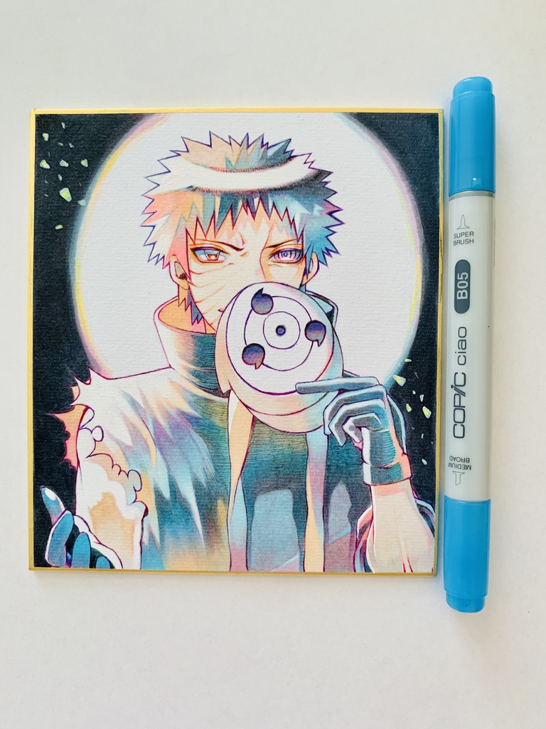 原画 うちはオビト Naruto 色紙イラスト 0個 Booth