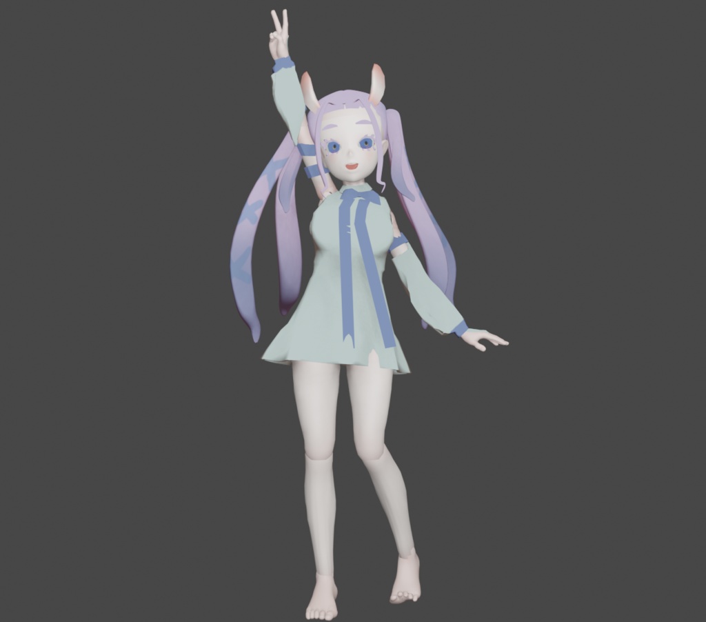 [二次創作]至恋イクストリームさんの３Dモデル