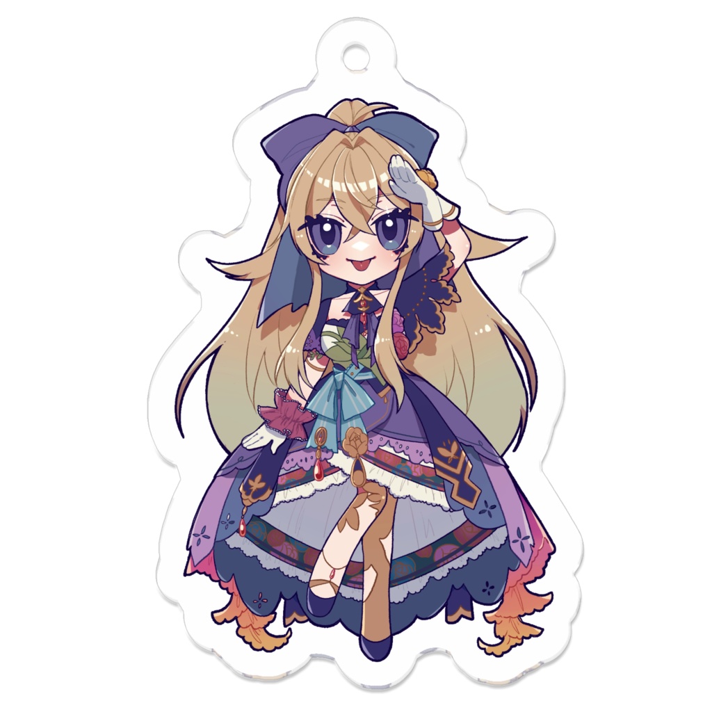 【華々里らなん 二周年記念】アクリルキーホルダーE-石田氏描き下ろし-