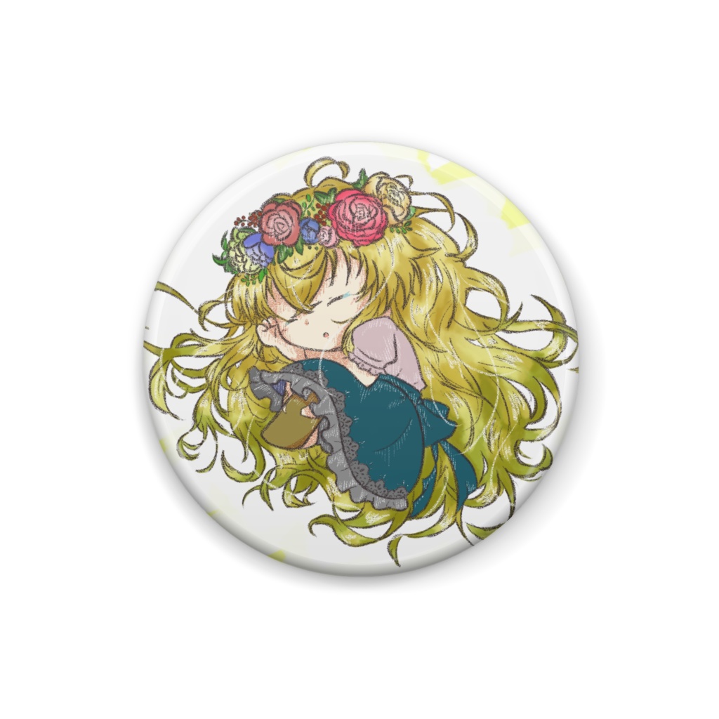 【華々里らなん 二周年記念】25mmミニ缶バッジ 全9種