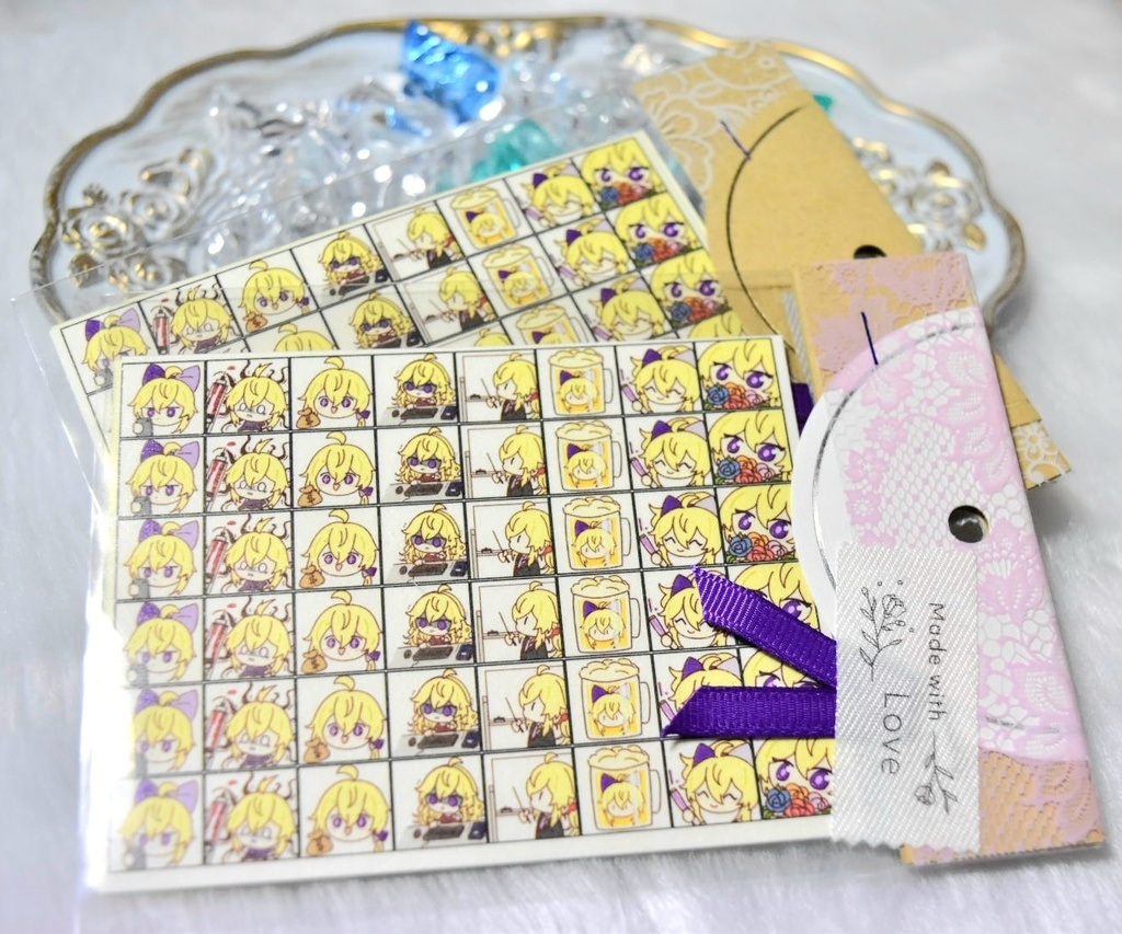 華々里らなん 3-4周年記念】※受注生産※ 華々里らなん描き下ろし スケジュール用シール