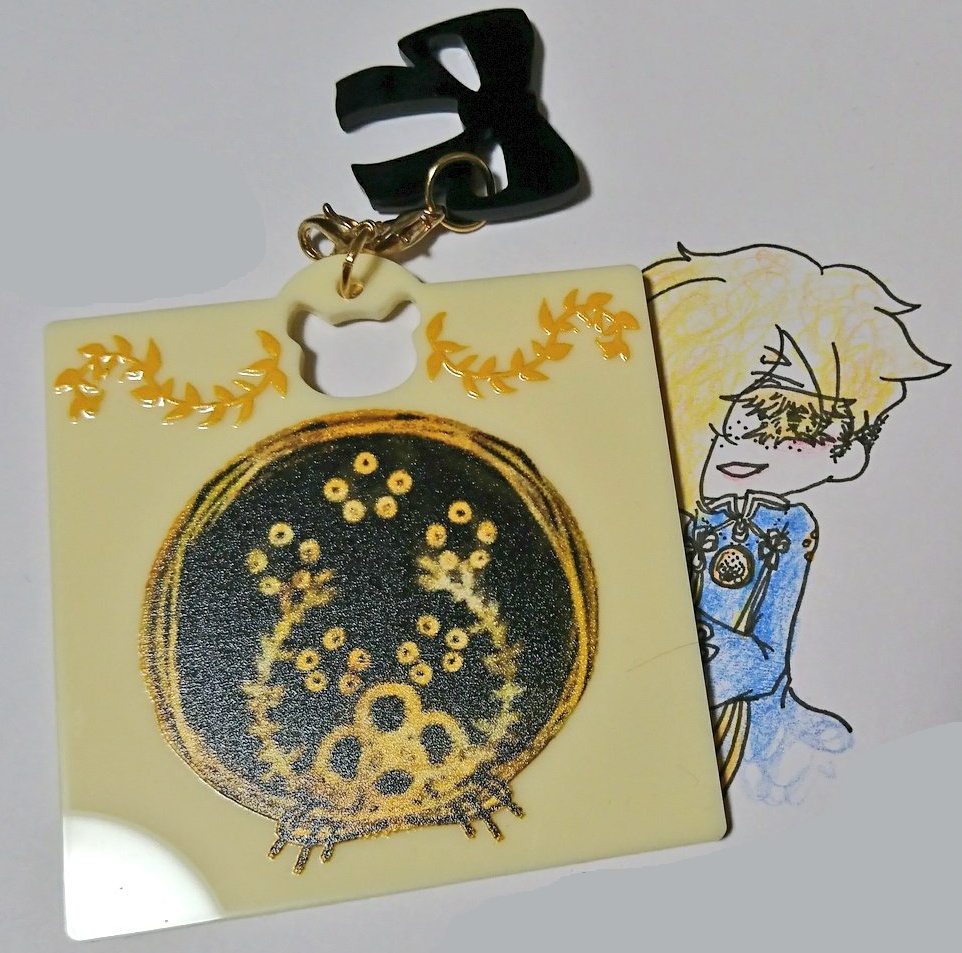 五虎退背景フレームアクキー