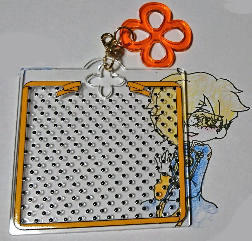 五虎退背景フレームアクキー