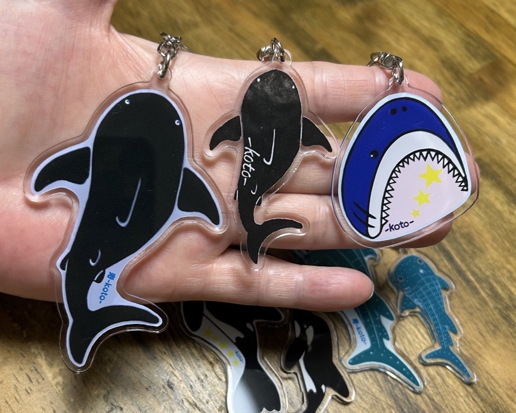 ホオジロザメさんアクキー 5cm