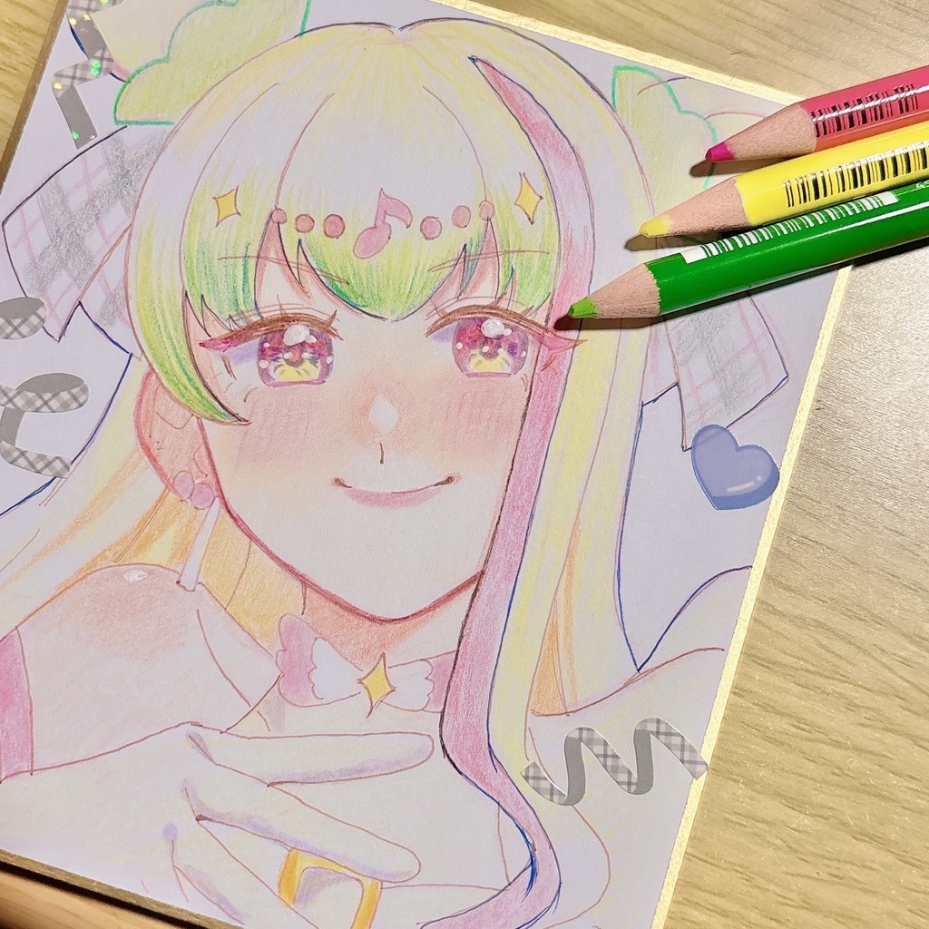 色紙原画 キュアズキューン