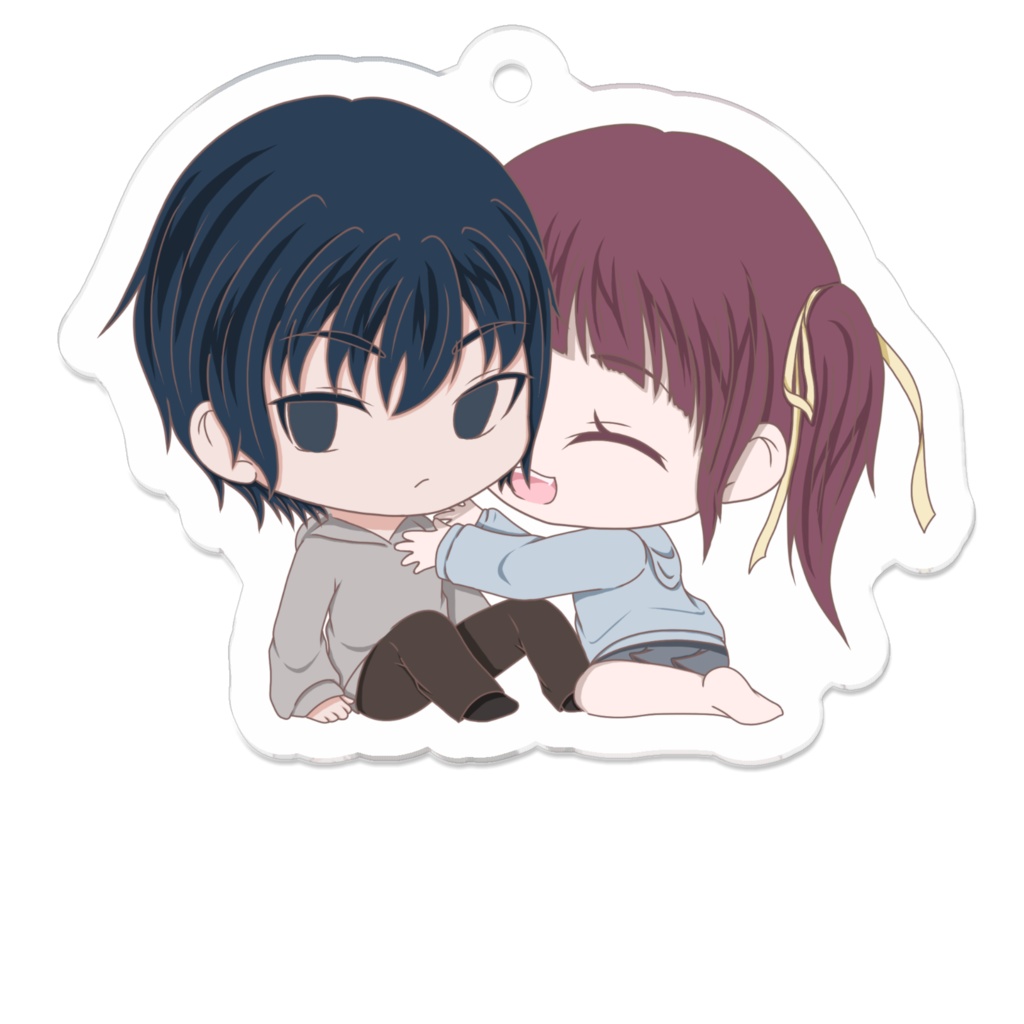 カップル アクリルキーホルダー