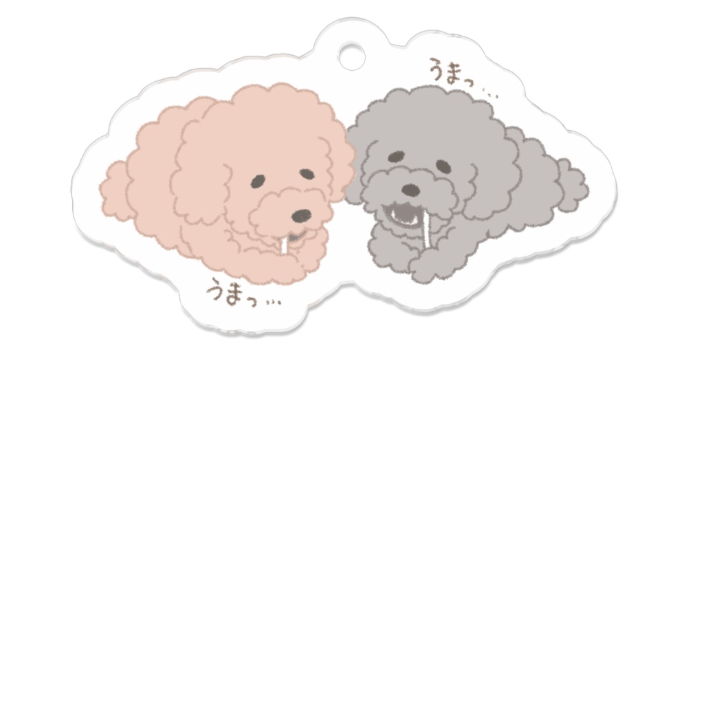 みるく&ぴーす アクリルキーホルダー