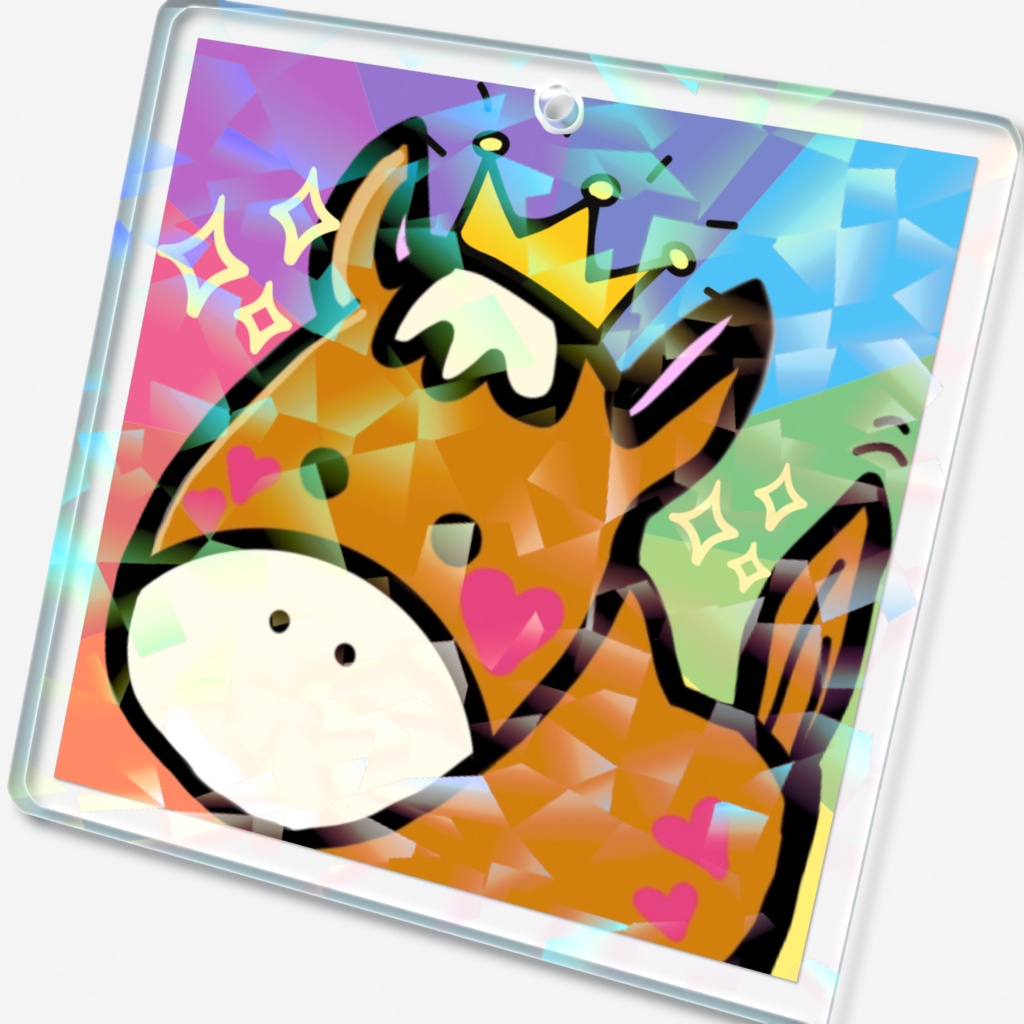 1万人記念🎉ホログラムアクリルキーホルダー『アネノウマ』