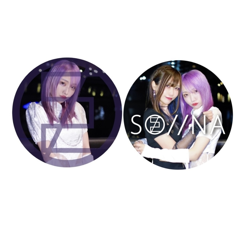 SOllNA／ステッカーセット(2枚1組)