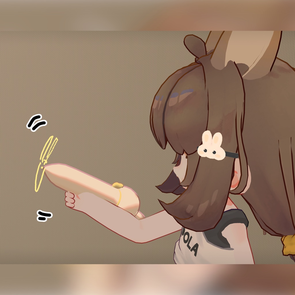 うさぺん【vrchat想定 / アバター用】