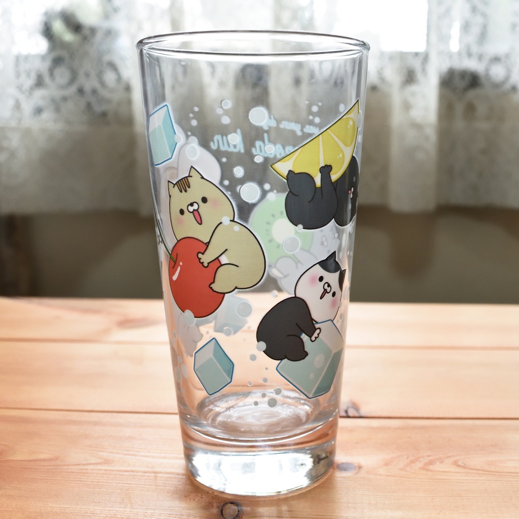 ぷかしゅわソーダグラス