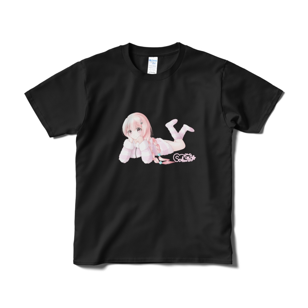 リラックス真愛Tシャツ(ブラック)