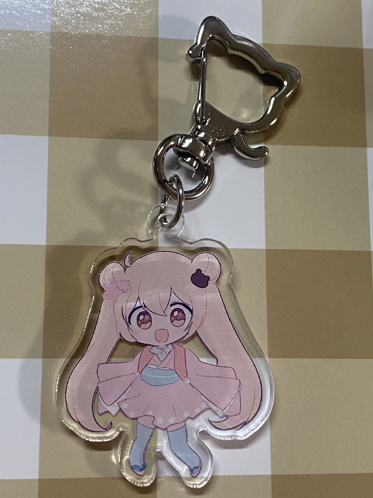 クマさんの髪型　真愛のアクキー