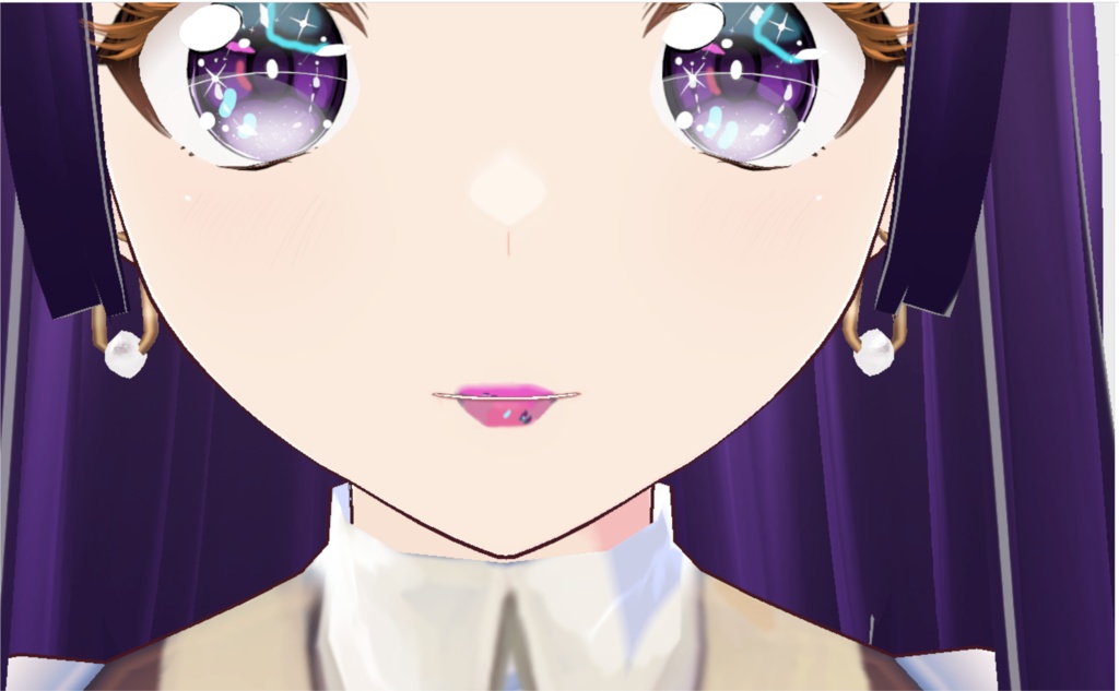 Vroid color pop lips