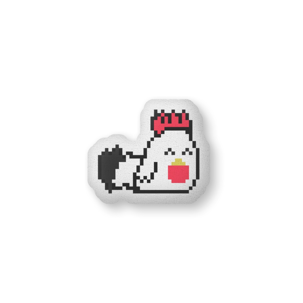 にわとりさん ふかふかクッション ドット絵