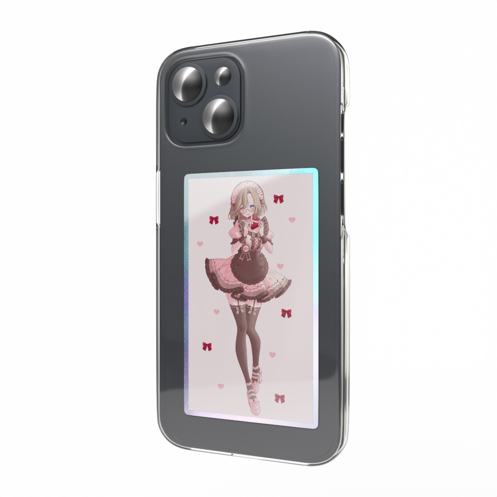 バレンタインスマホステッカー